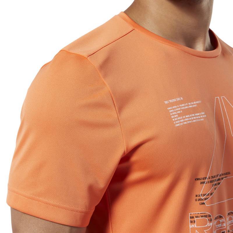 Herren T-Shirt WOR POLY GRAPHIC SS TEE - EC0867