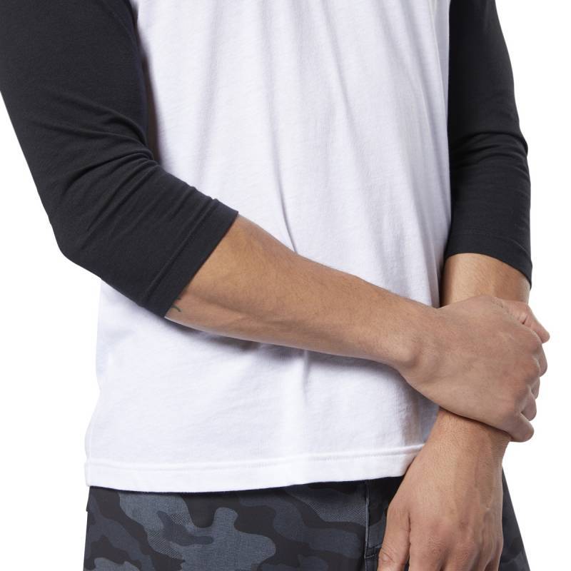 Pánské tričko Reebok CrossFit Sticker Rip Raglan - EC1488