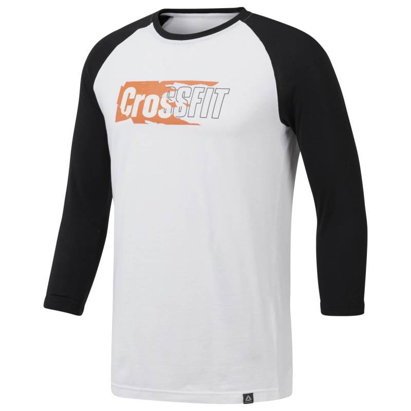 Pánské tričko Reebok CrossFit Sticker Rip Raglan - EC1488