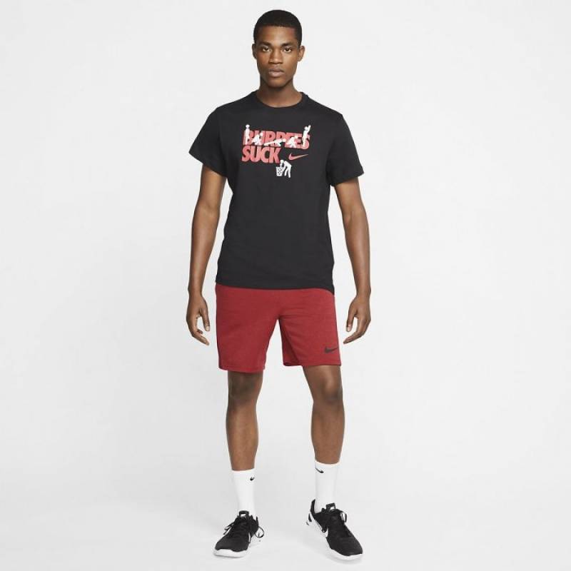 Pánské tričko Nike BURPEES SUCK - Dri-FIT - černé