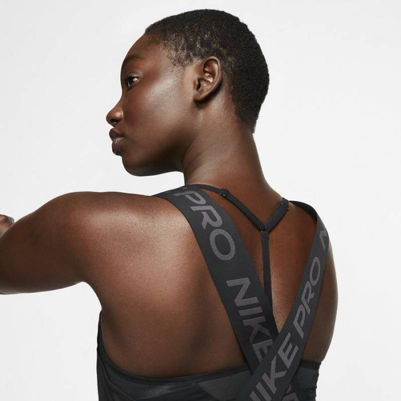 Woman T-Shirt Nike Pro - black