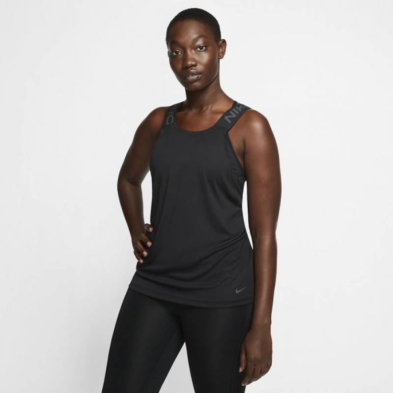 Woman T-Shirt Nike Pro - black