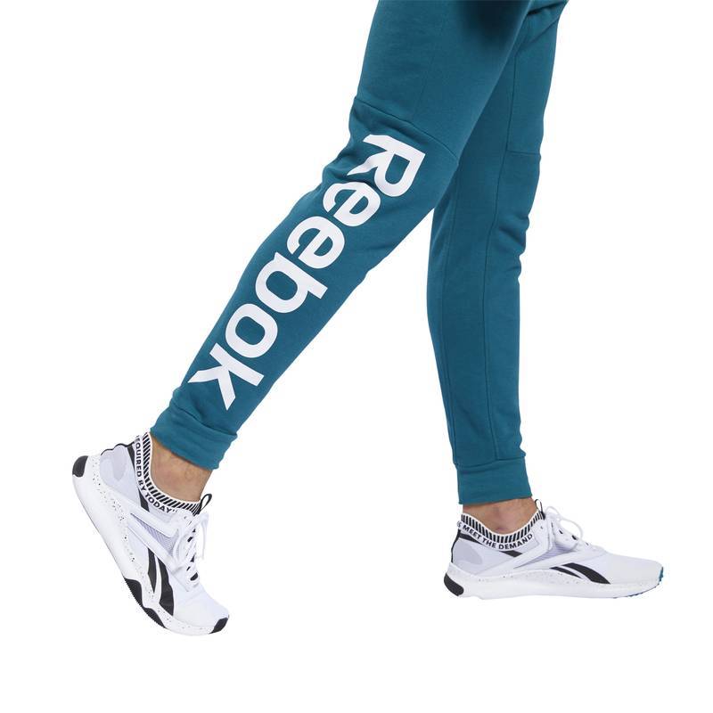 Pánské tepláky TE LINEAR LOGO JOGGER - FJ4677