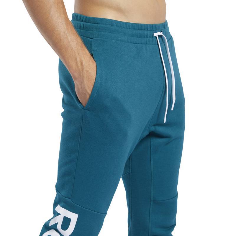 Pánské tepláky TE LINEAR LOGO JOGGER - FJ4677