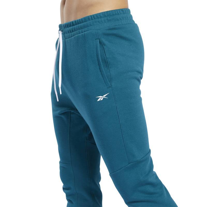 Pánské tepláky TE LINEAR LOGO JOGGER - FJ4677