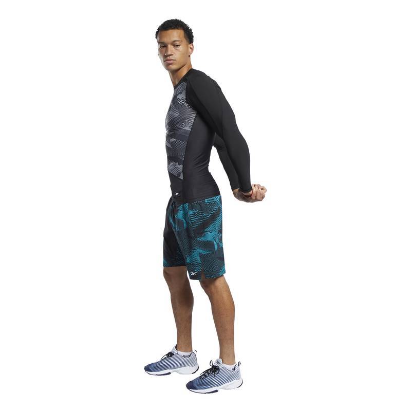 Man compression T-Shirt TS LS Tee - AOP - FJ4591