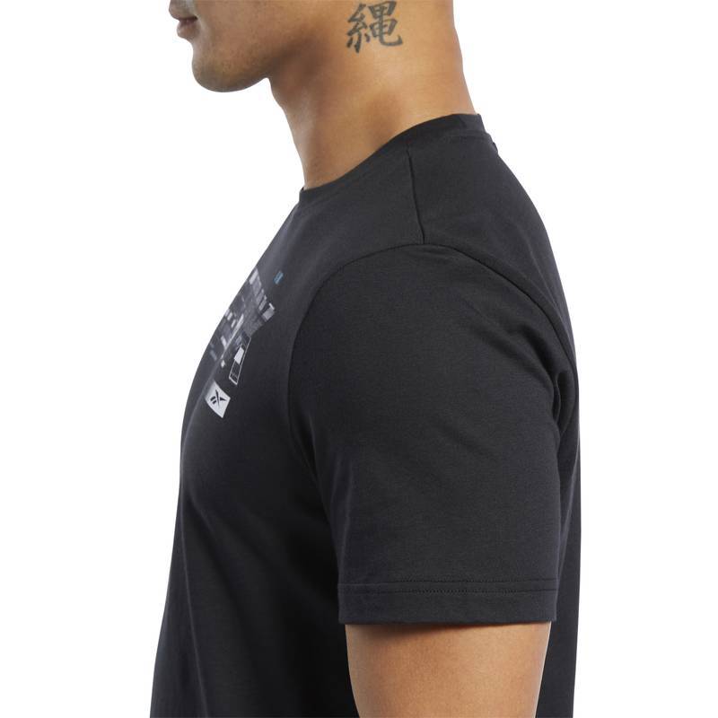 Man T-Shirt TS Cotton Graphic Tee Q1 - FJ4634