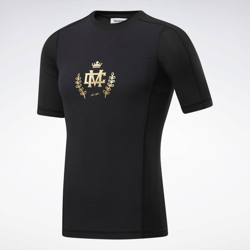 Man T-Shirt Les Mills Combat CMG SS RASHGAURD - FM1494