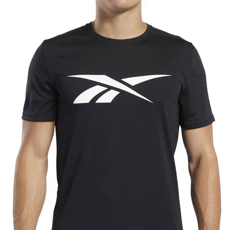 Man T-Shirt Workout POLY GRAPHIC SS TEE - FK6180