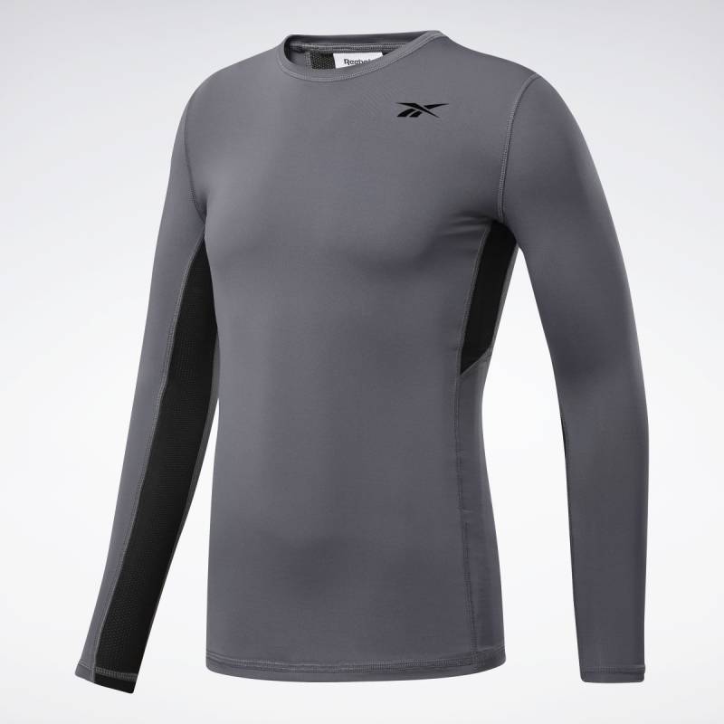 Pánské kompresní triko Workout R LO SLEEVE SOLID - FP9106