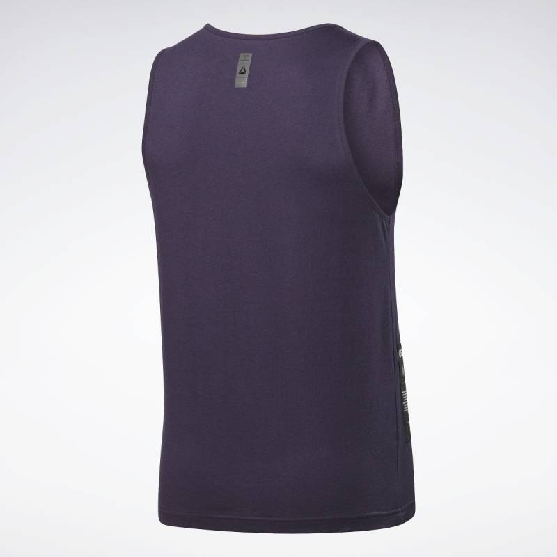 Man Top Les Mills GRAPHIC TANK - FM7134