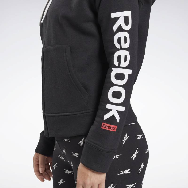 Woman hoodie Linear Logo FL Fullzip - FR8170