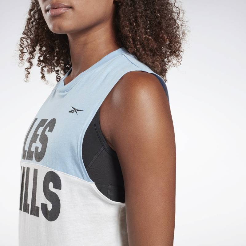 Woman top Les Mills Graphic Tank - FM7165