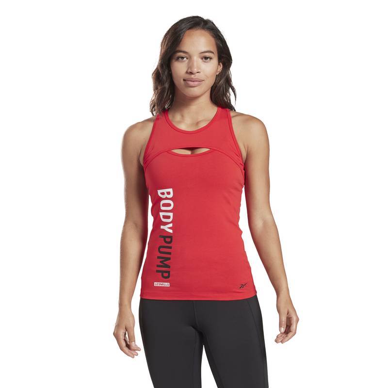 Woman top Les Mills Bodypump Solid Tank - FM7127