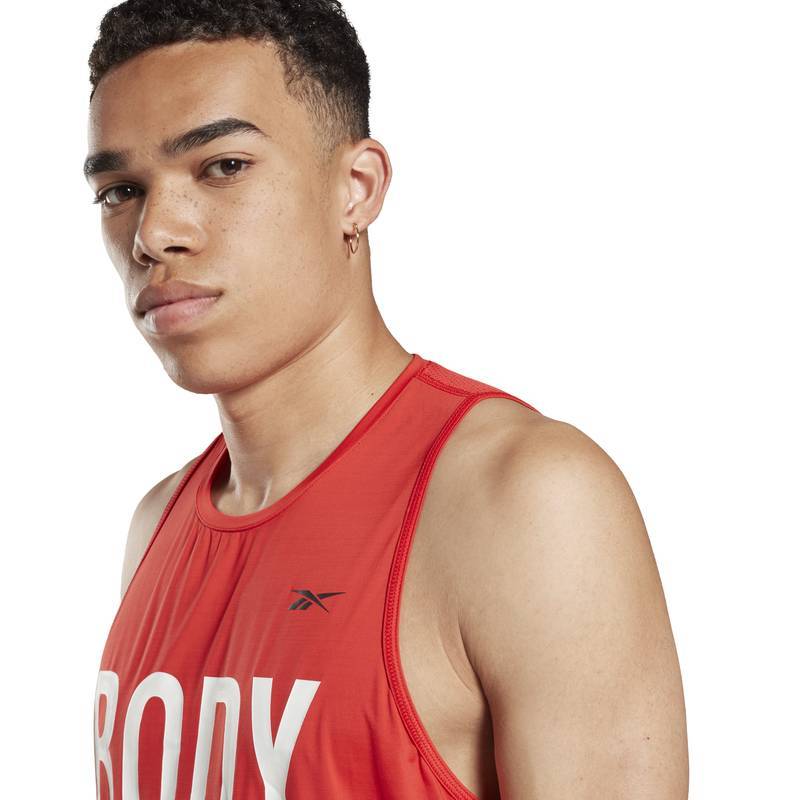 Man Top Les Mills Bodypump AC SINGLET - FM7169