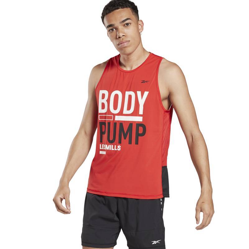 Pánské tílko Les Mills Bodypump AC SINGLET - FM7169
