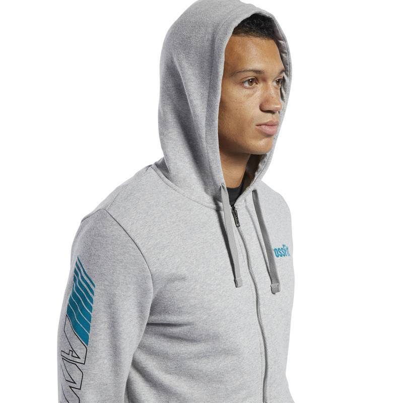 Man hoodie Reebok CrossFit FZ Graphic Hoodie - FJ5299