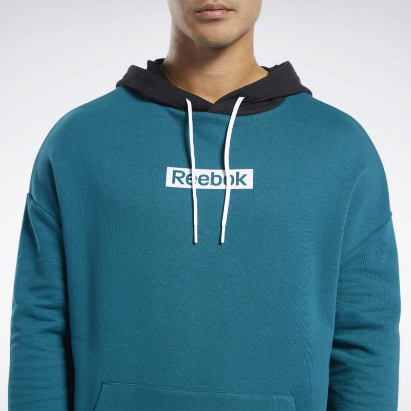 Pánská mikina TE LINEAR LOGO OTH HOOD - FJ4680