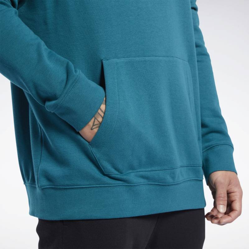 Pánská mikina TE LINEAR LOGO OTH HOOD - FJ4680