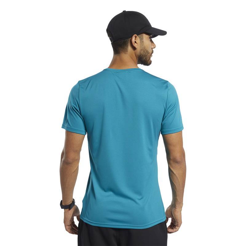 Man T-Shirt Workout POLY GRAPHIC SS TEE - FJ4051