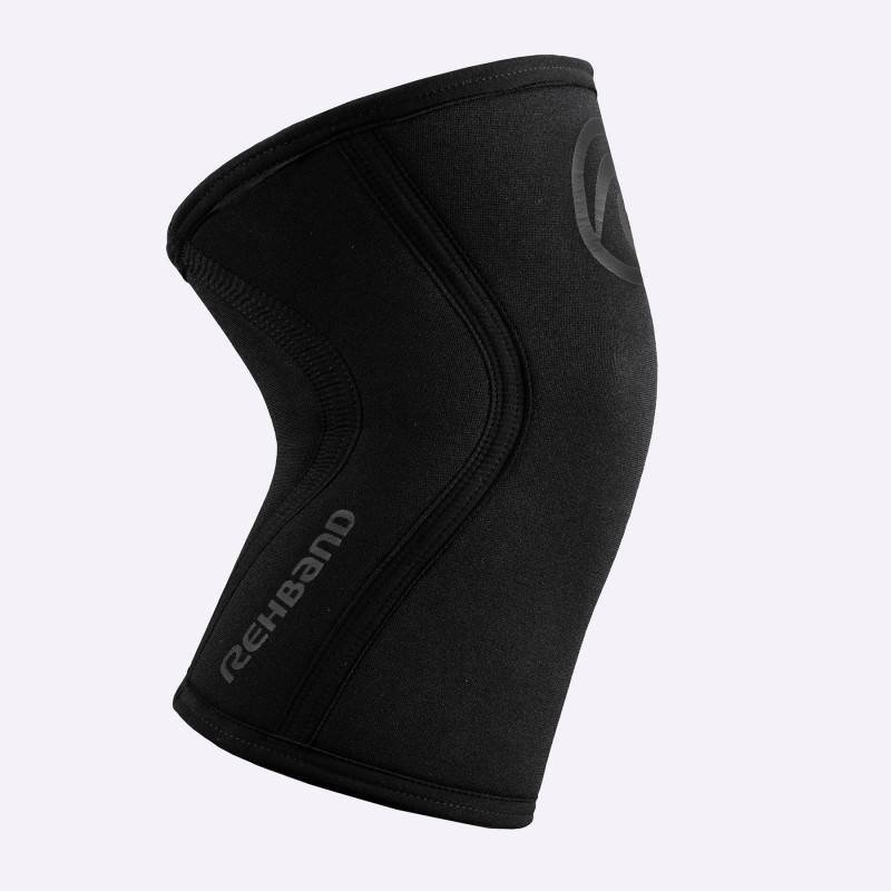 Knee bandage Rehband RX - 7 mm - carbon