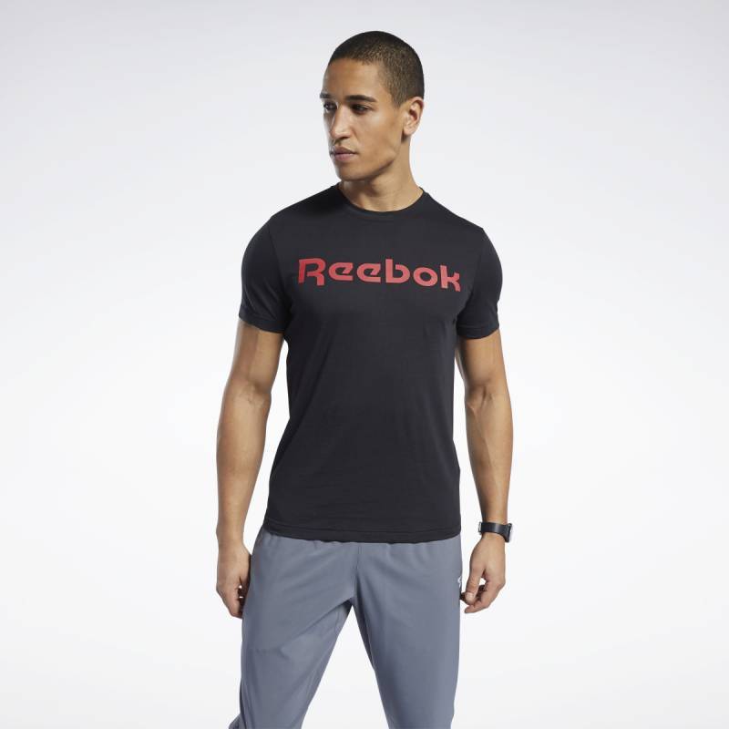 Man T-Shirt GS Reebok Linear Read Tee - FP9164