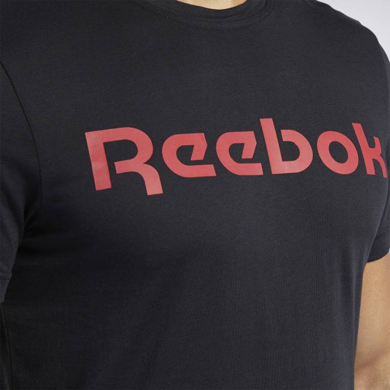 Man T-Shirt GS Reebok Linear Read Tee - FP9164