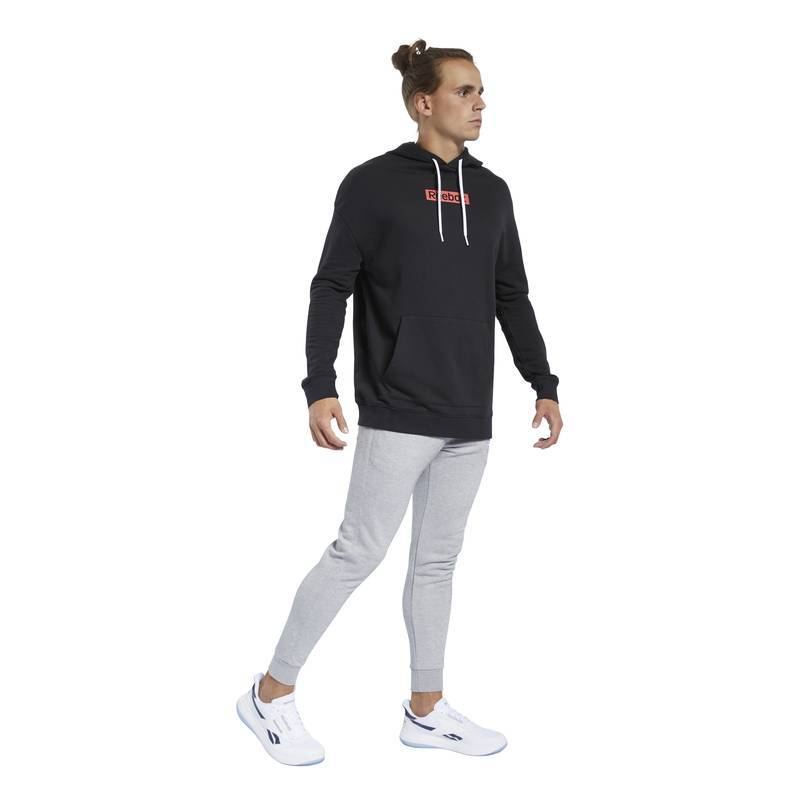 Pánské legíny TE LINEAR LOGO OTH HOOD - FK6112