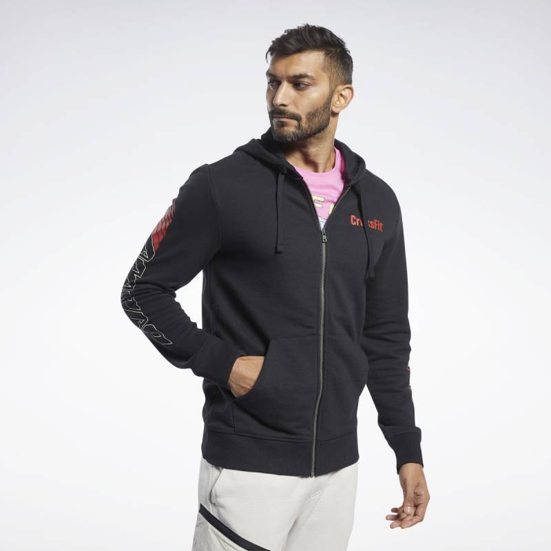 Herren Sweatshirt Reebok CrossFit FZ Graphic - FK4343