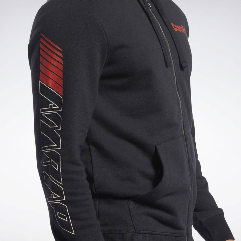 Man Reebok CrossFit FZ Graphic Hoodie - FK4343