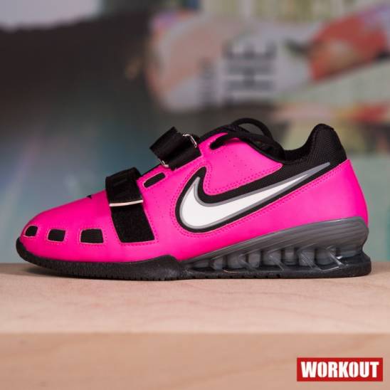 Nike Romaleos 2 Weightlifting Shoes - Pink Blast / White-Black Cool Grey