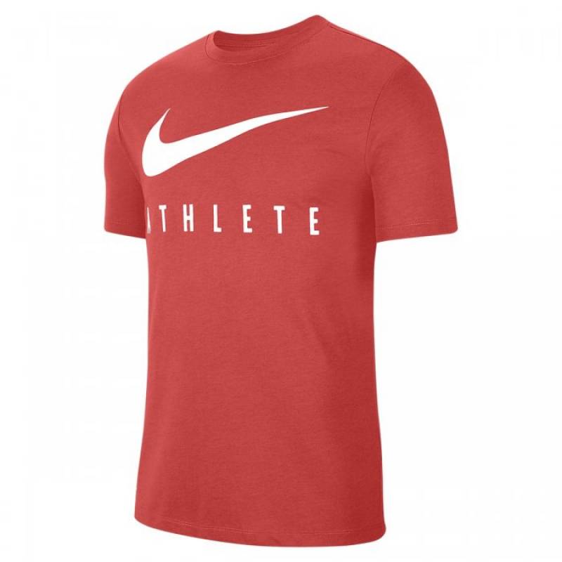 Man T-Shirt Nike Dri-FIT Mens Training - light red