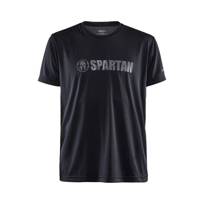 T-Shirt CRAFT SPARTAN SS - schwarz