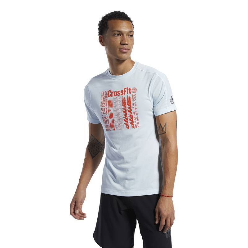 Man T-Shirt Reebok CrossFit AC + Cotton Tee - FJ5261