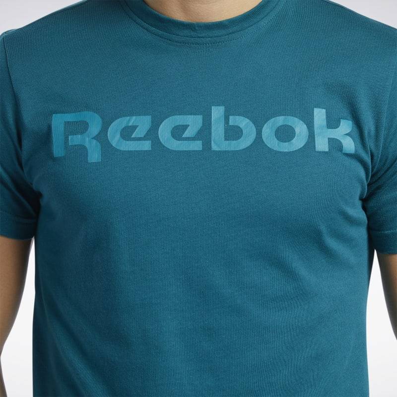 Man T-Shirt GS Reebok Linear Read Tee - FP9155