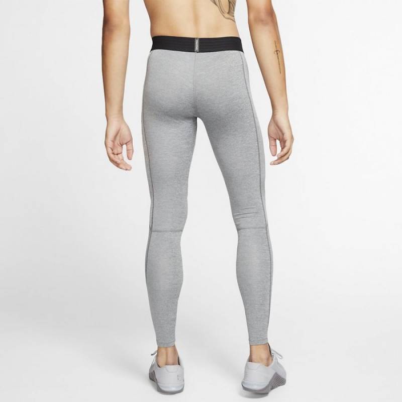 Pánské legíny Nike Pro - šedivé