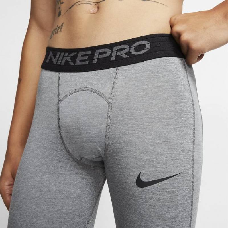 Pánské legíny Nike Pro - šedivé