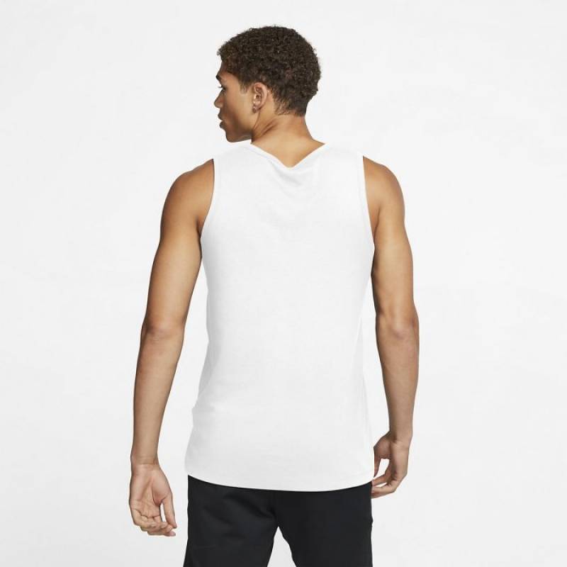Man Top Swoosh Training Athlete - white