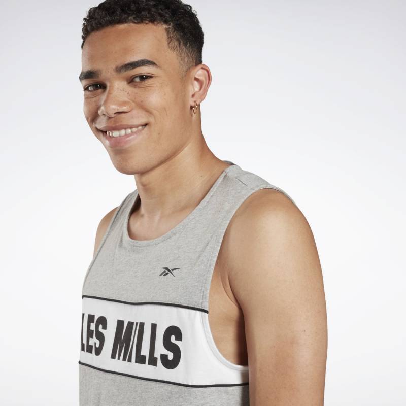 Pánské tílko Les Mills LINEAR TANK - FM7152