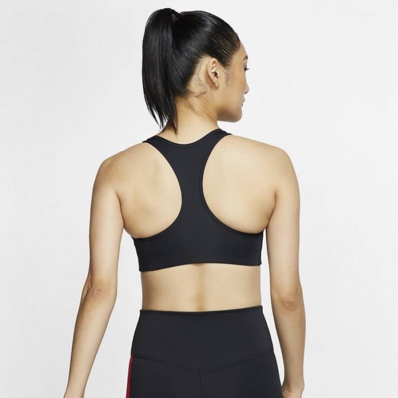 Damen BH Nike Swoosh - schwarz