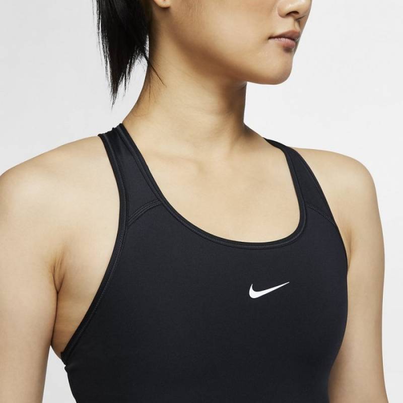 Damen BH Nike Swoosh - schwarz