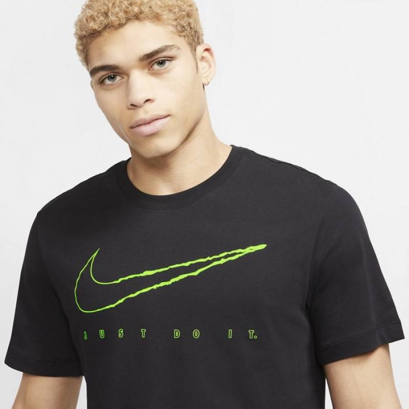 Man T-Shirt Nike Dri-FIT - Villains Edition - black / green