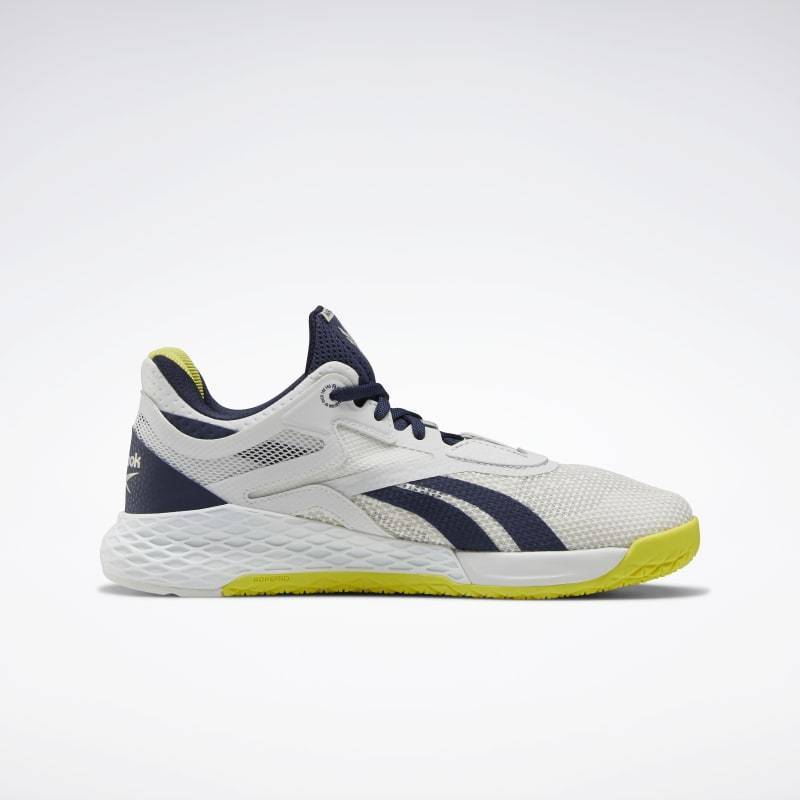 Dámské boty Reebok CrossFit Nano X - True Grey/Vector Navy/Chartreuse - FV6766