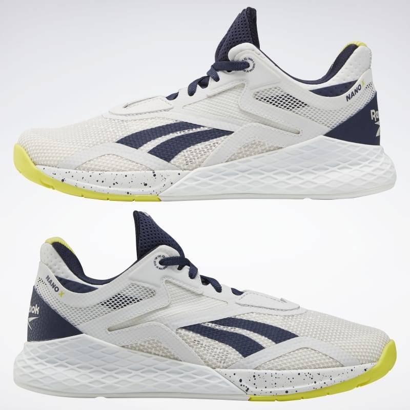 Woman Shoes Reebok CrossFit Nano X - True Grey/Vector Navy /Chartreuse - FV6766
