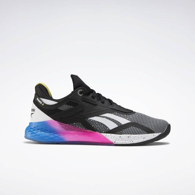 Dámské boty Reebok Nano X - černá modrá růžová FW8208
