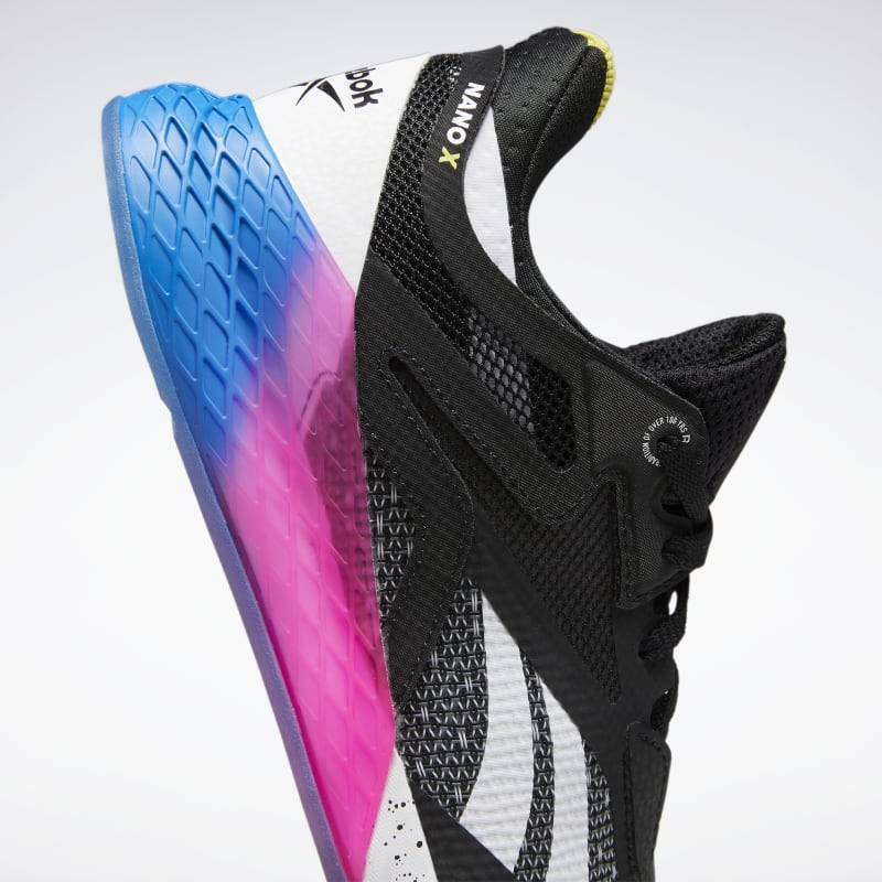 Dámské boty Reebok Nano X - černá modrá růžová FW8208