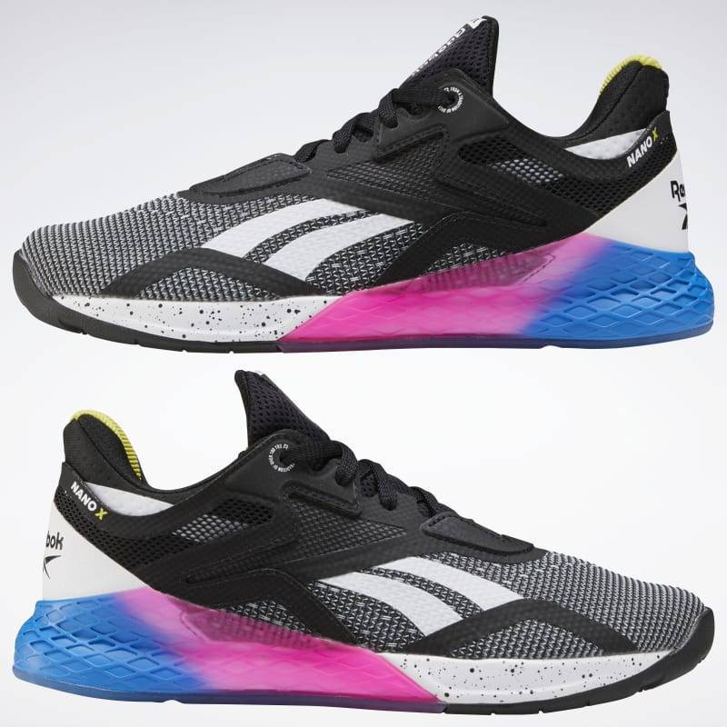 Dámské boty Reebok Nano X - černá modrá růžová FW8208