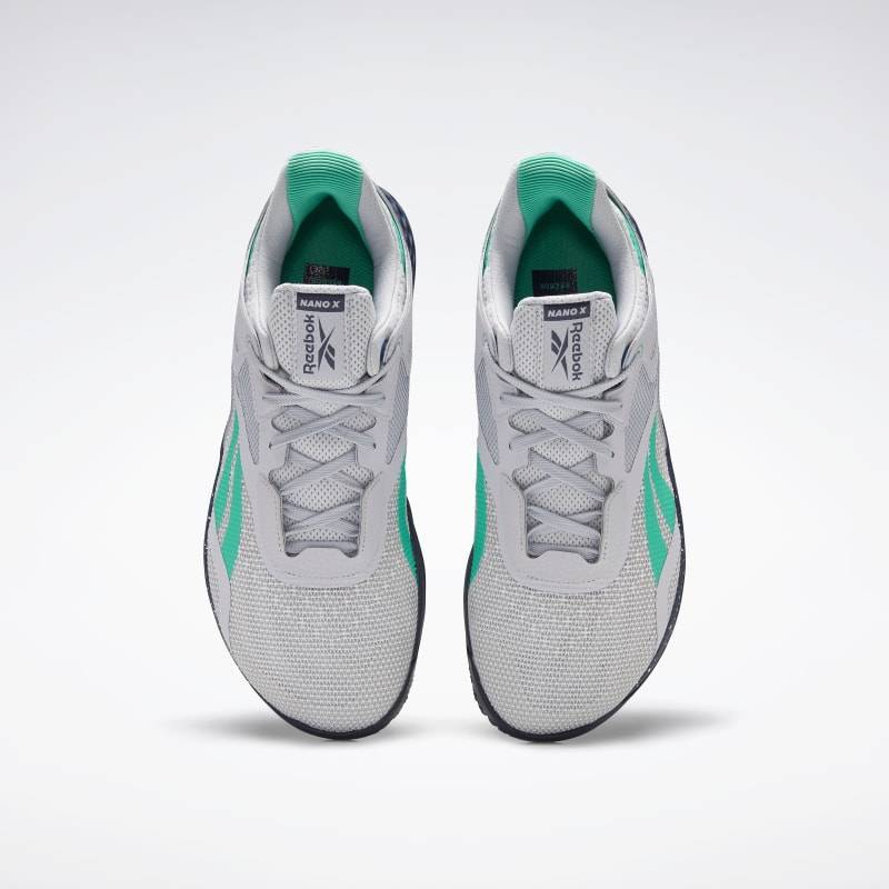 Pánské boty Reebok Nano X - Šedivá/Tmavě modrá/ Bílá - FV6668