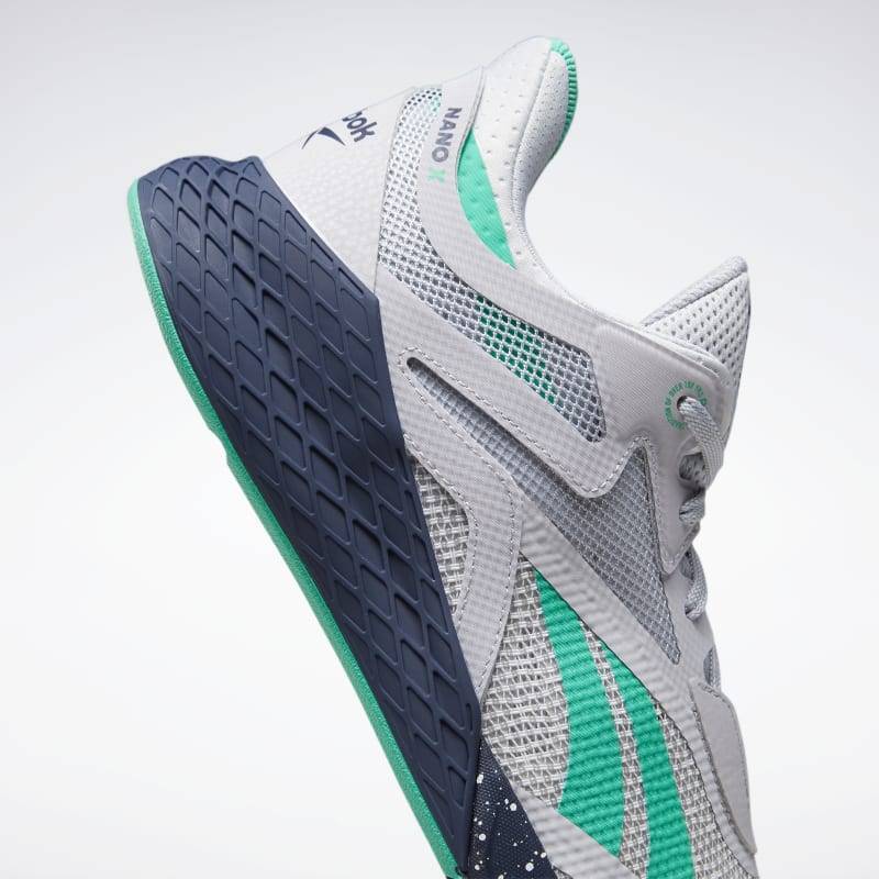 Pánské boty Reebok Nano X - Šedivá/Tmavě modrá/ Bílá - FV6668