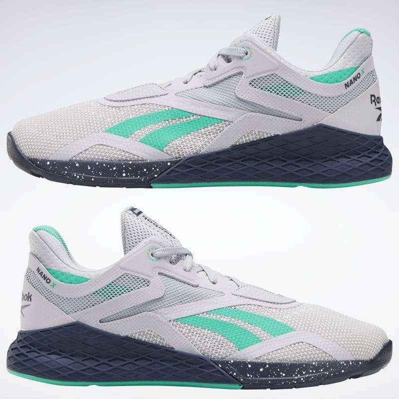 Pánské boty Reebok Nano X - Šedivá/Tmavě modrá/ Bílá - FV6668